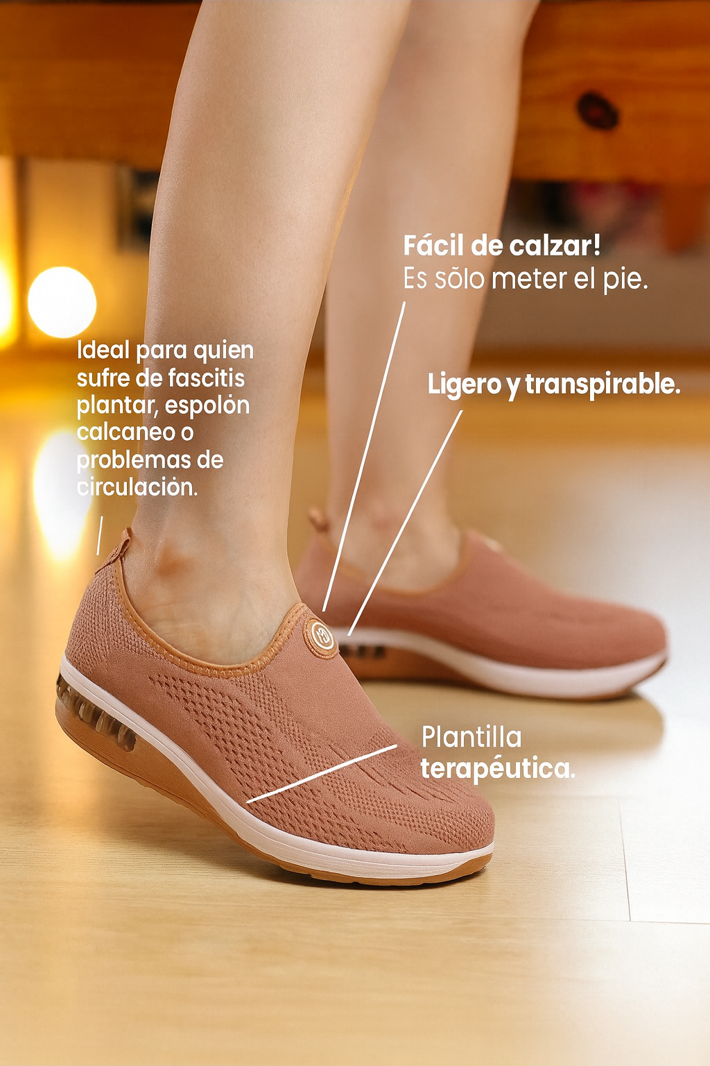 Zapatillas Ortopédicas Milena - Impermeables