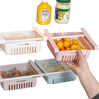 ¡LIQUIDACIÓN 5X1! Canasto Organizador Extensible Heladera Euforia ®