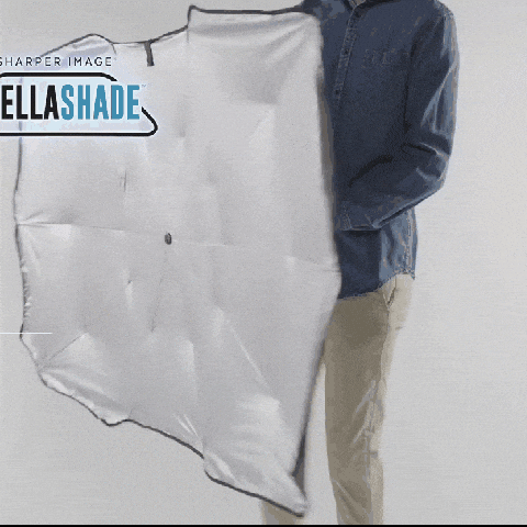 Parasol para coche con diseño de paraguas