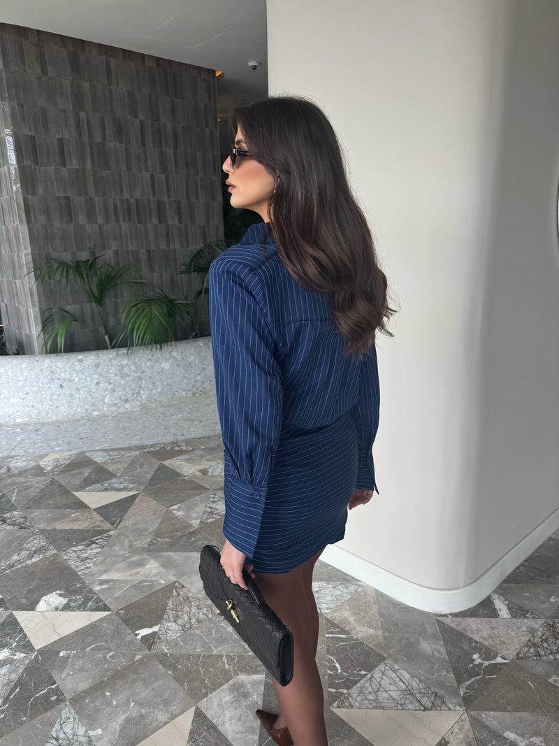 Vestido Elegancia Navy