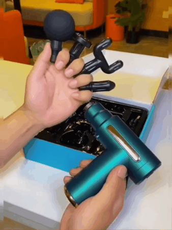 COMBO 2X1 - MASAJEADOR PISTOLA + GRATIS MARIPOSA