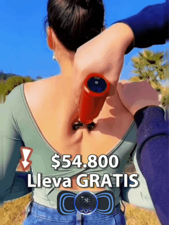 COMBO 2X1 - MASAJEADOR PISTOLA + GRATIS MARIPOSA