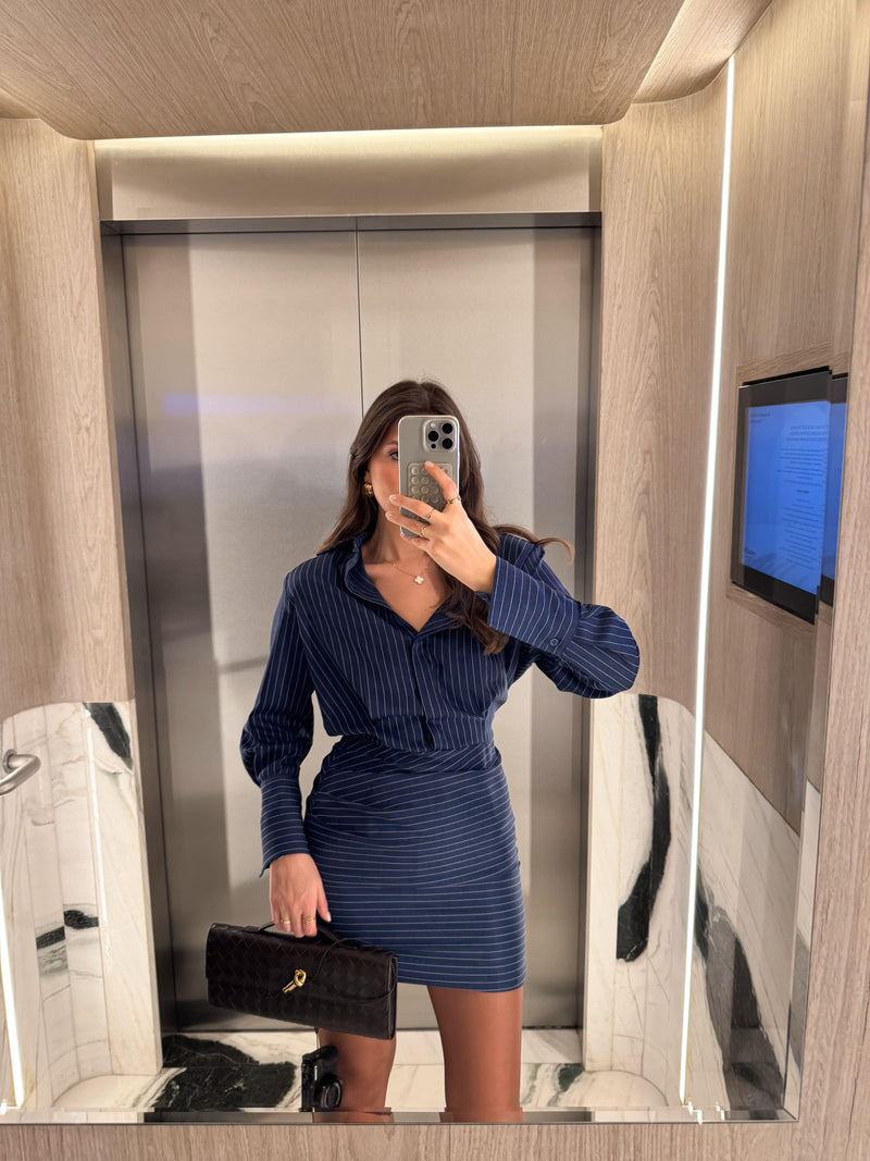 Vestido Elegancia Navy